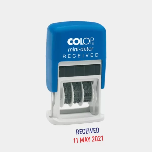 Colop Received Stamp with Date