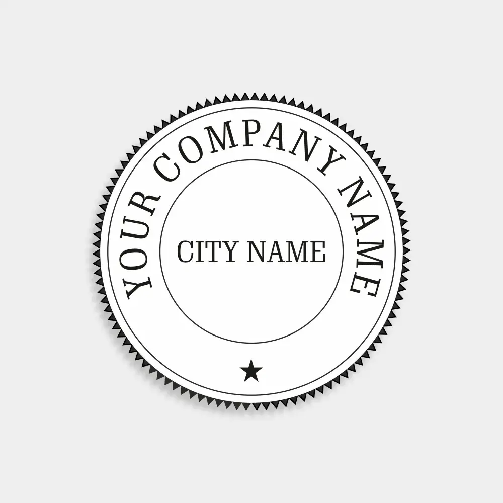 Customised Round Stamp I Company Stamp I Design Your Own