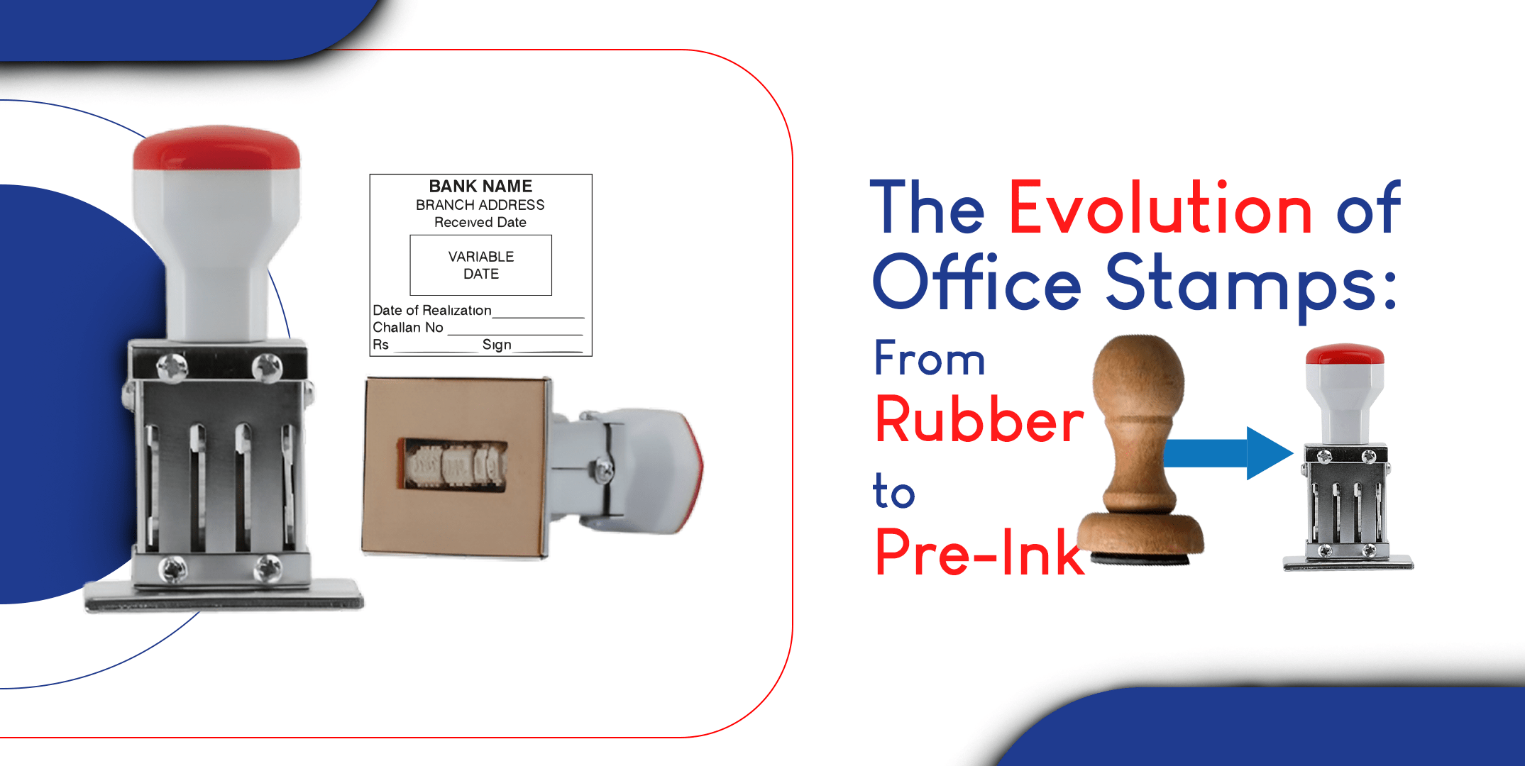 The Evolution of Office Stamps: From Rubber to Pre-Ink 6 Office stamp