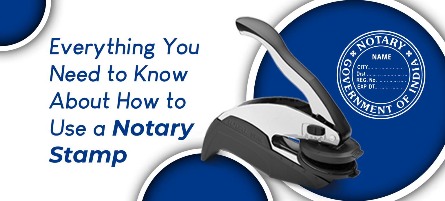 How to Use a Notary Stamp