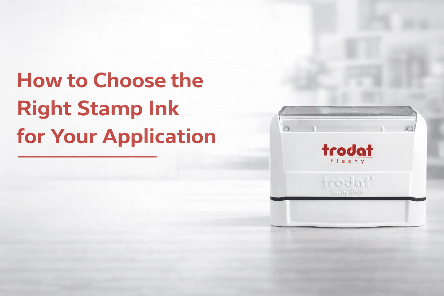 How to Choose the Right Stamp Ink for Your Application