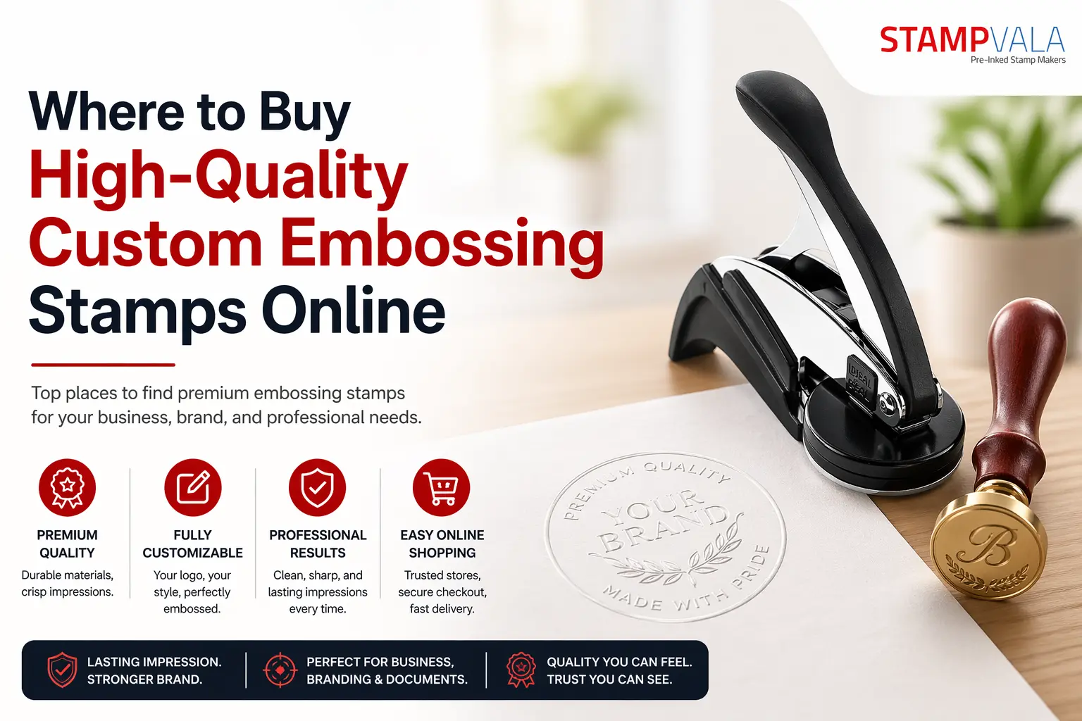 Where to Buy High-Quality Custom Embossing Stamps Online