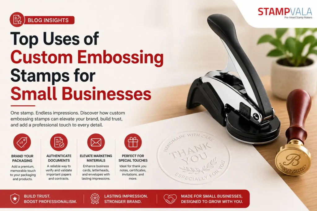 Custom Embossing Stamps for Small Businesses
