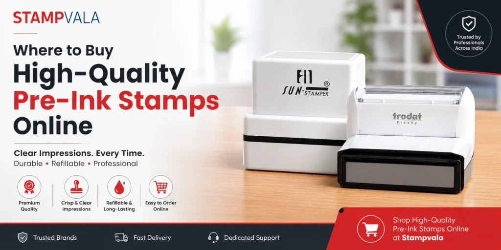 Buy High-Quality Pre-Ink Stamps Online
