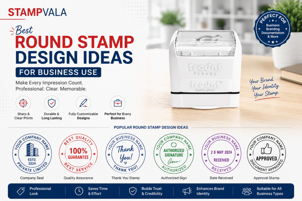 Best Round Stamp Design Ideas for Business Use
