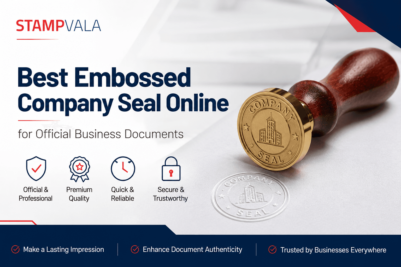 Best Embossed Company Seal Online for Official Business Documents
