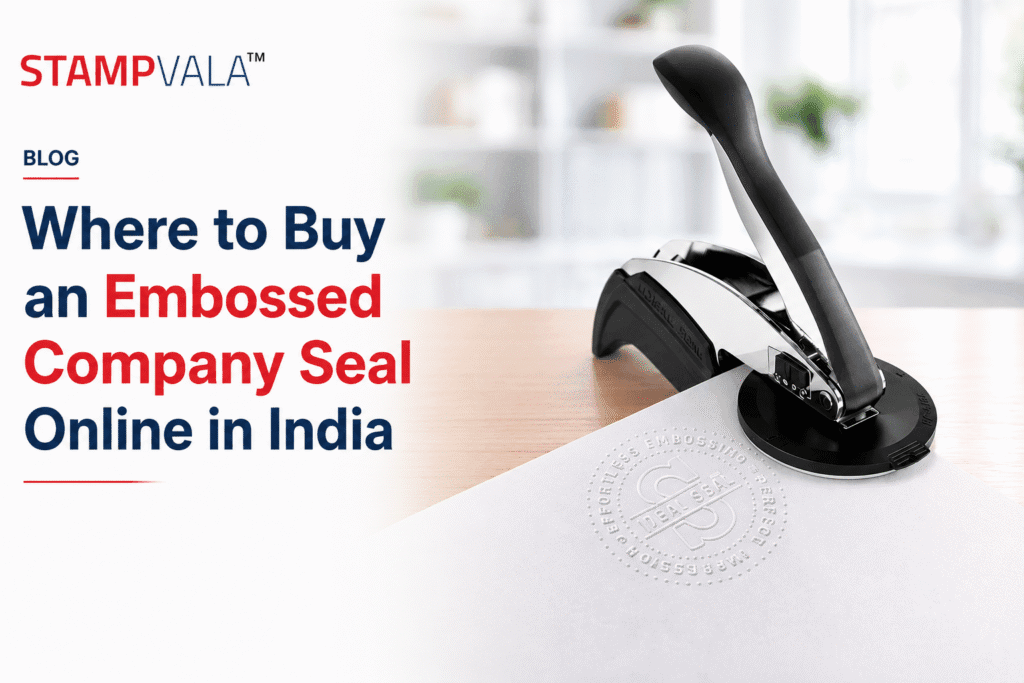 Embossed Company Seal Online in India