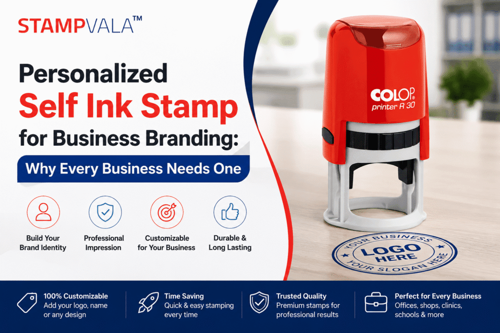 Personalized Self Ink Stamp for Business Branding: Why Every Business Needs One