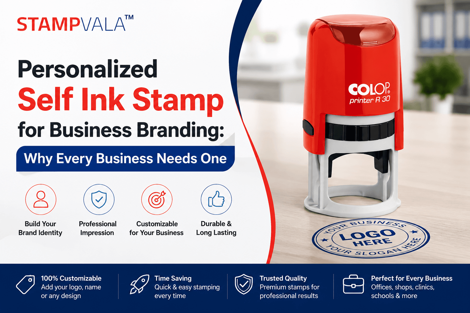 Personalized Self Ink Stamp for Business Branding: Why Every Business Needs One