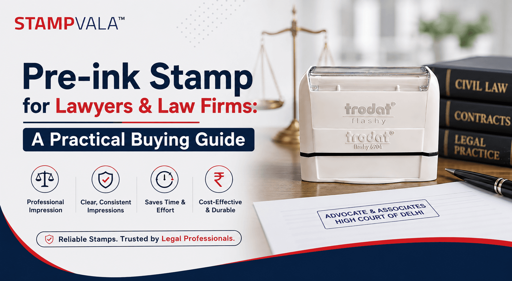 Pre Ink Stamp for Lawyers & Law Firms A Practical Buying Guide