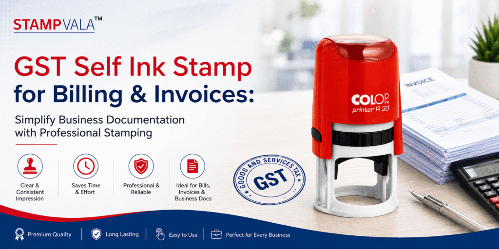 GST Self Ink Stamp for Billing & Invoices | Stampvala