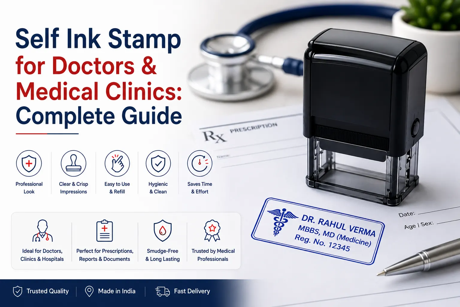 Self Ink Stamp for Doctors & Medical Clinics: Complete Guide