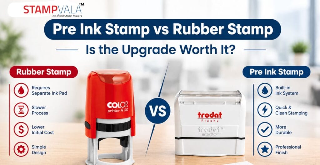 Pre Ink Stamp vs Rubber Stamp: Is the Upgrade Worth It