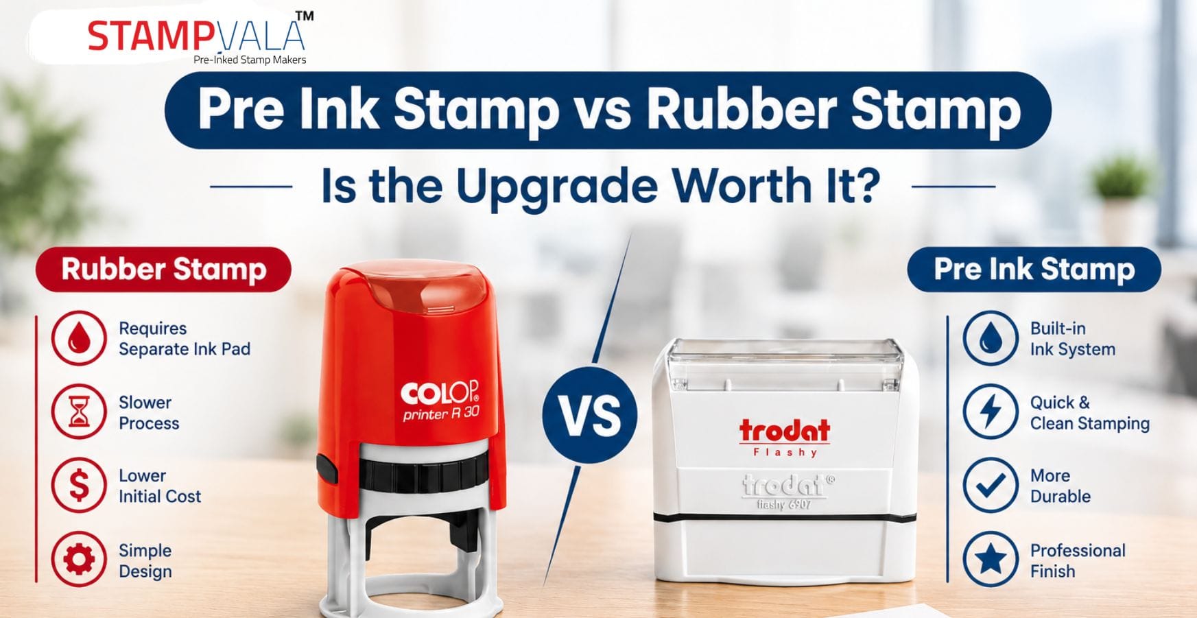 Pre Ink Stamp vs Rubber Stamp: Is the Upgrade Worth It?